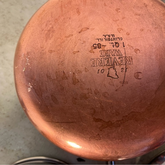 Set of 4 Revere Ware Pots 2 1 1.5 3/4 Quart - Picture 8 of 8